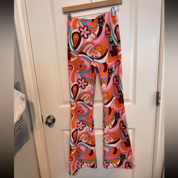 80s print flare pants NWT - Picture 2 of 3